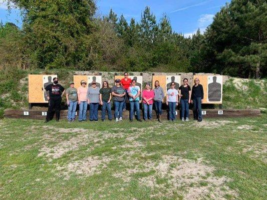 Group from Women's Defense Class