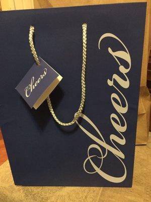 Cheers gift bag