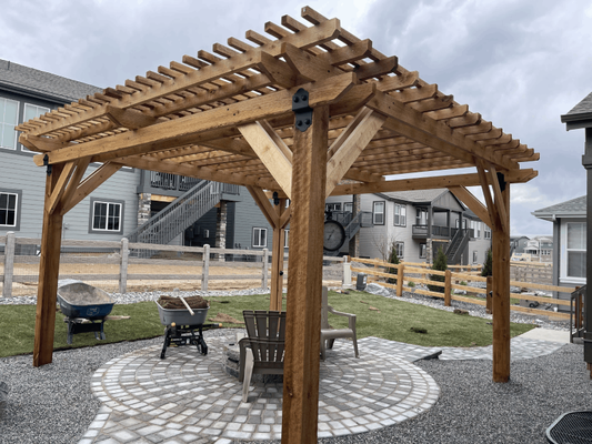 Paver Patio and Pergola