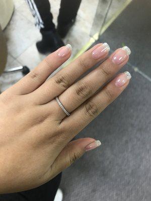 Glitter French tip!