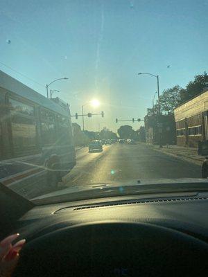 Foggy windshield