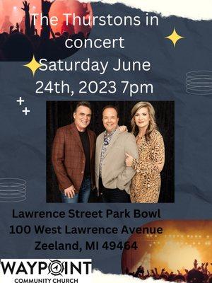 Join us for an evening of Southern Gospel music.