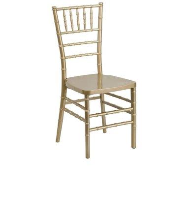 Gold Resin Chiavari Chairs