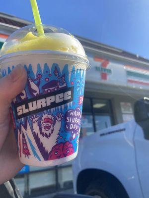 Free Slurpee Day! Pineapple Whip