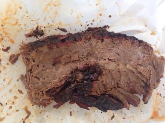 What was left of the moist brisket! Super yummy!