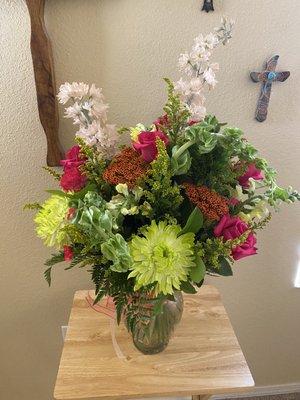 My Wife's Birthday Flower Bouquet! So Beautiful!