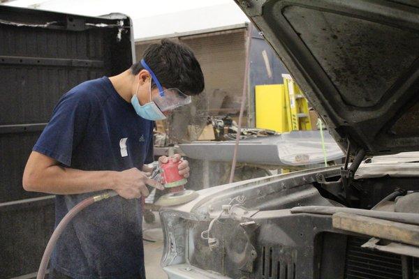 Auto body repair classes are FREE! Enrolling NOW. Call us at 213-765-2400.