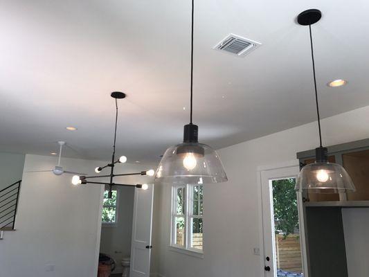 Residential lighting installation