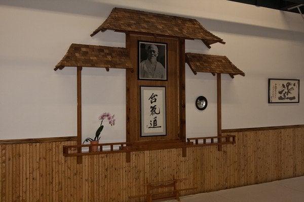 Beautiful kamidana constructed by Nashville Aikikai students.