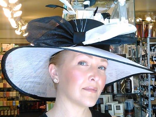 Of to the races!! Hats are fabulous!