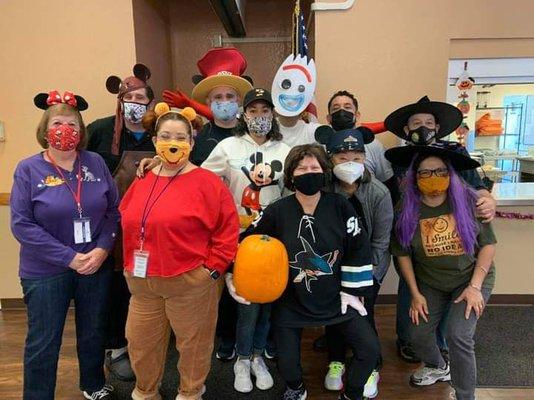 Senior center Halloween