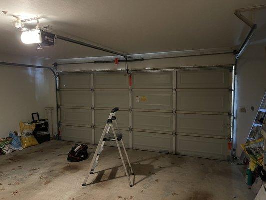 Garage door tune up