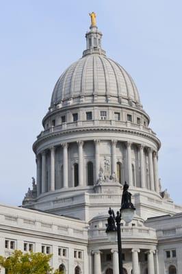 View of the Capitol building from Axley's terrace.