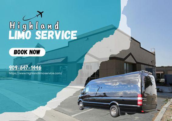 Highland Limo Service in Highland, CA P- 909-647-1446