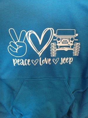 Jeep Hoodie $45