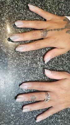 dipping power set silver glitter