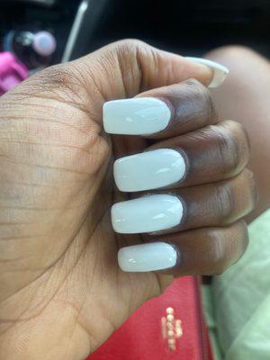 acrylic with gel polish 50$