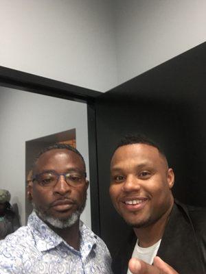 Todd Dulaney and Bishop Martin