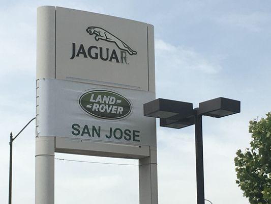 Jaguar and Land Rover dealerships on Stevens Creek Blvd. San Jose, Santa Clara, California. autorow.org