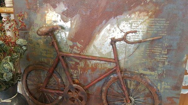 METAL BICYCLE WALL ART