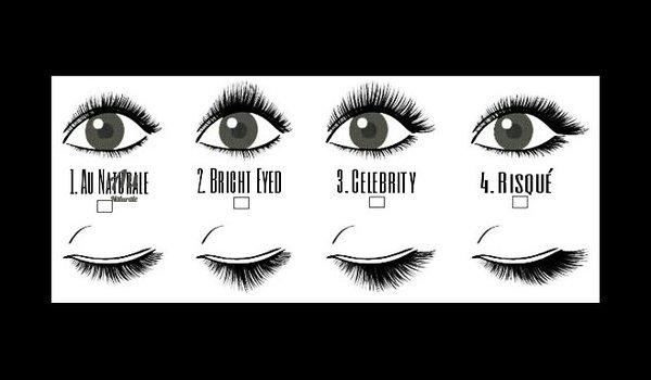 Choose from our 4 lash styles!