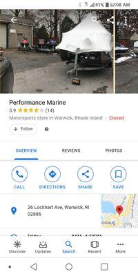 Performance marine