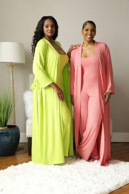 Bela Comfort Set: Strappy Two-piece Jumper & Robe