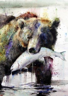 Art print of an original watercolor by Dean Crouser