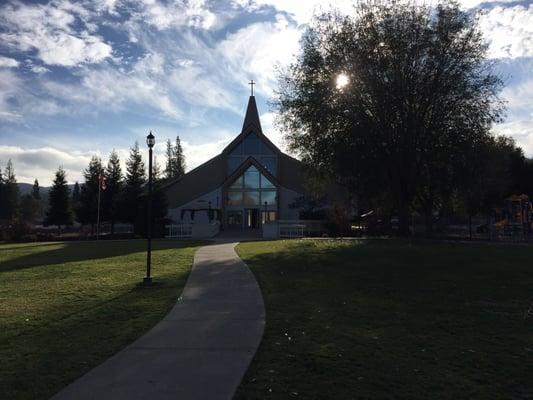 Sunday Service takes place at the Church of the Valley's sanctuary