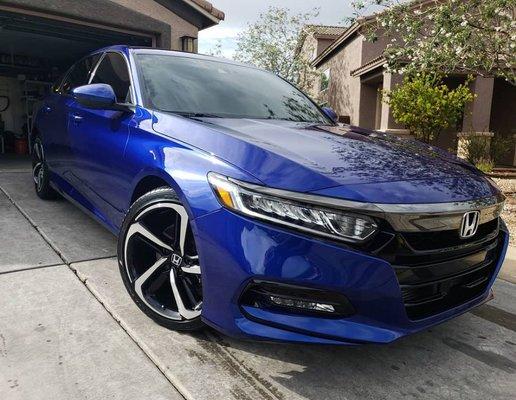 New Honda Accors Recieved the Paint Enhancement Package ($249) to protect it for up to 6 months and revive the color and minimize the swirls