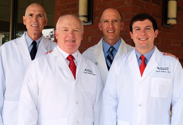 (Left to Right) Dr. John Burd, Dr. Earle Sullivan, Dr. Taso Roupas and Dr. David Sullivan