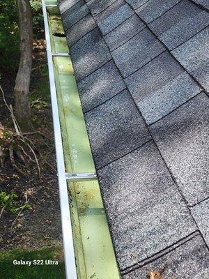 Gutters we cleaned.