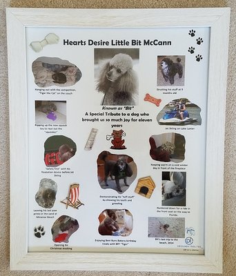 Designer Tributes Family Art includes our loved Pets.