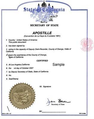 Same Day Apostille Services