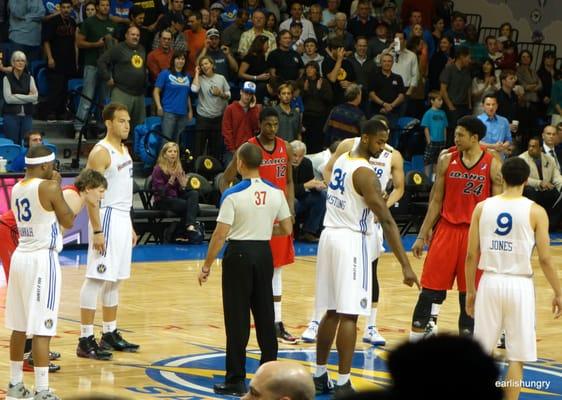 One of the players is the brother of NBA highlight maker Blake Griffin.