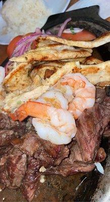 Asadito (skirt Steak, Shrimp & Chicken)