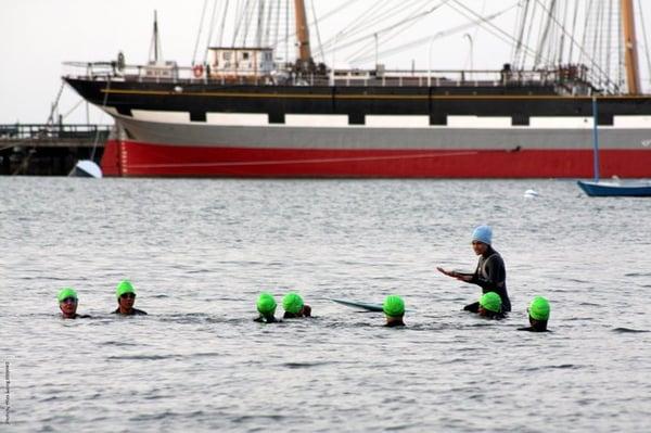 Group Swim at Aquatic Park