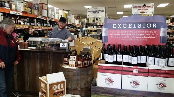 Another delicious spread from Northern Smoke BBQ to compliment our Bourbon tasting!