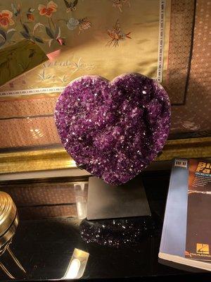 Amethyst heart