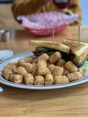 BLT-A with tater tots