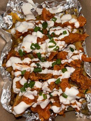 Vegan loaded fries