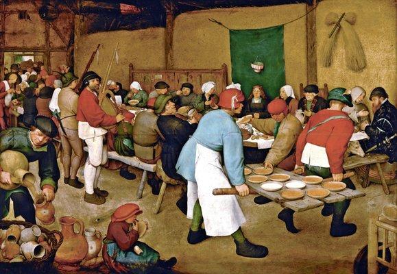 Ask about the peasant Wedding painted in 1567