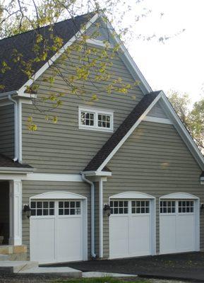 Custom CAMBEK Classics wood garage doors