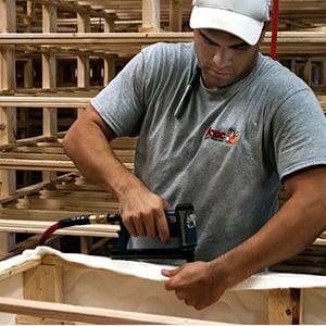 Mattresses hand crafted right in our factory.