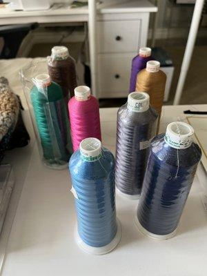 Madera embroidery thread