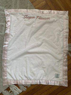 Custom embroidered baby blanket