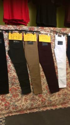 Men's skinny pants for 15.99$ and for 19.99$ come visit us at Green mannequin 3616 Ming Abe Bakersfield