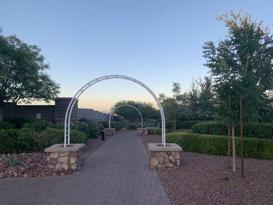 Entrance to the park