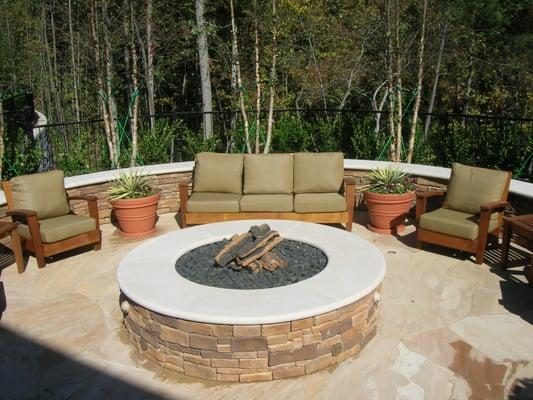 Nice easy and fast to build fire pit kit.