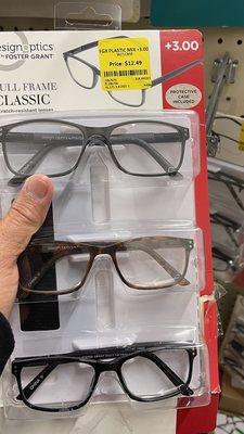 Costco reading glasses are $18 if not on sale and $12 if they are on sale